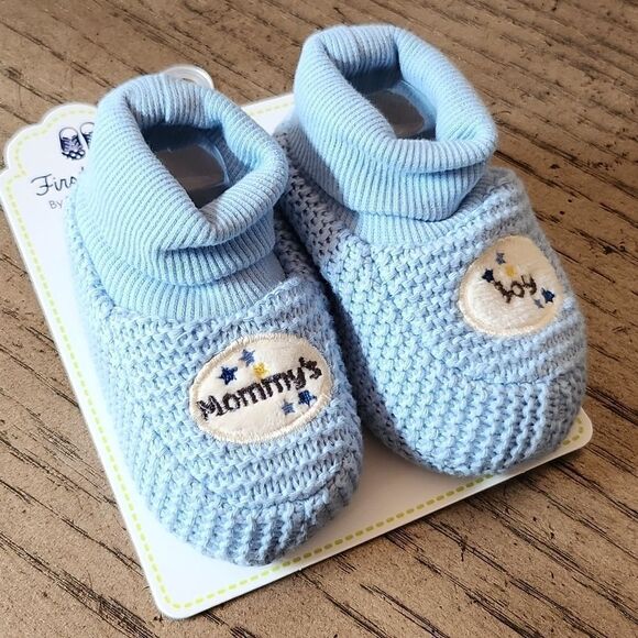 Mommy's boy blue sock boots NWT - Picture 5 of 5